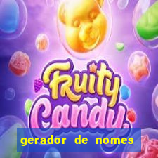 gerador de nomes para jogos